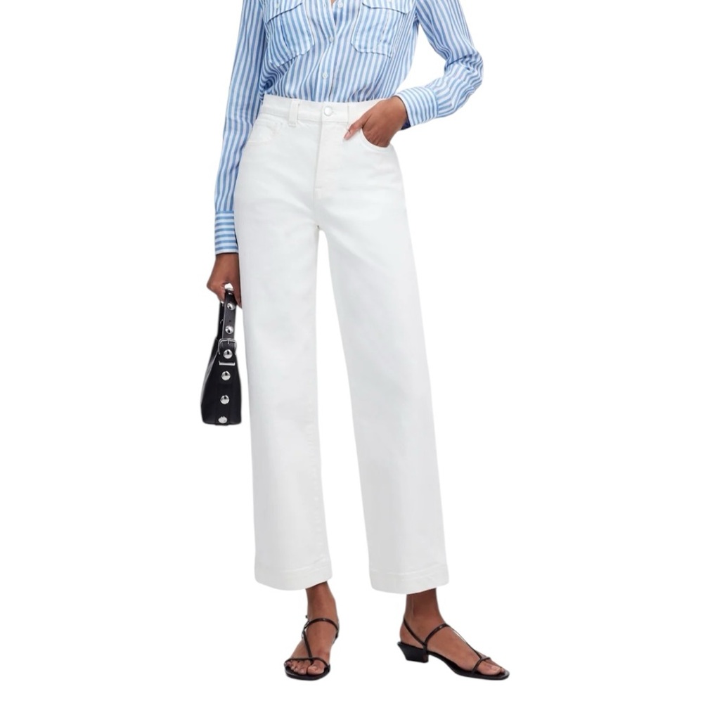 Madewell White Ankle & Cropped Jeans
